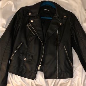 Black Express Leather Jacket